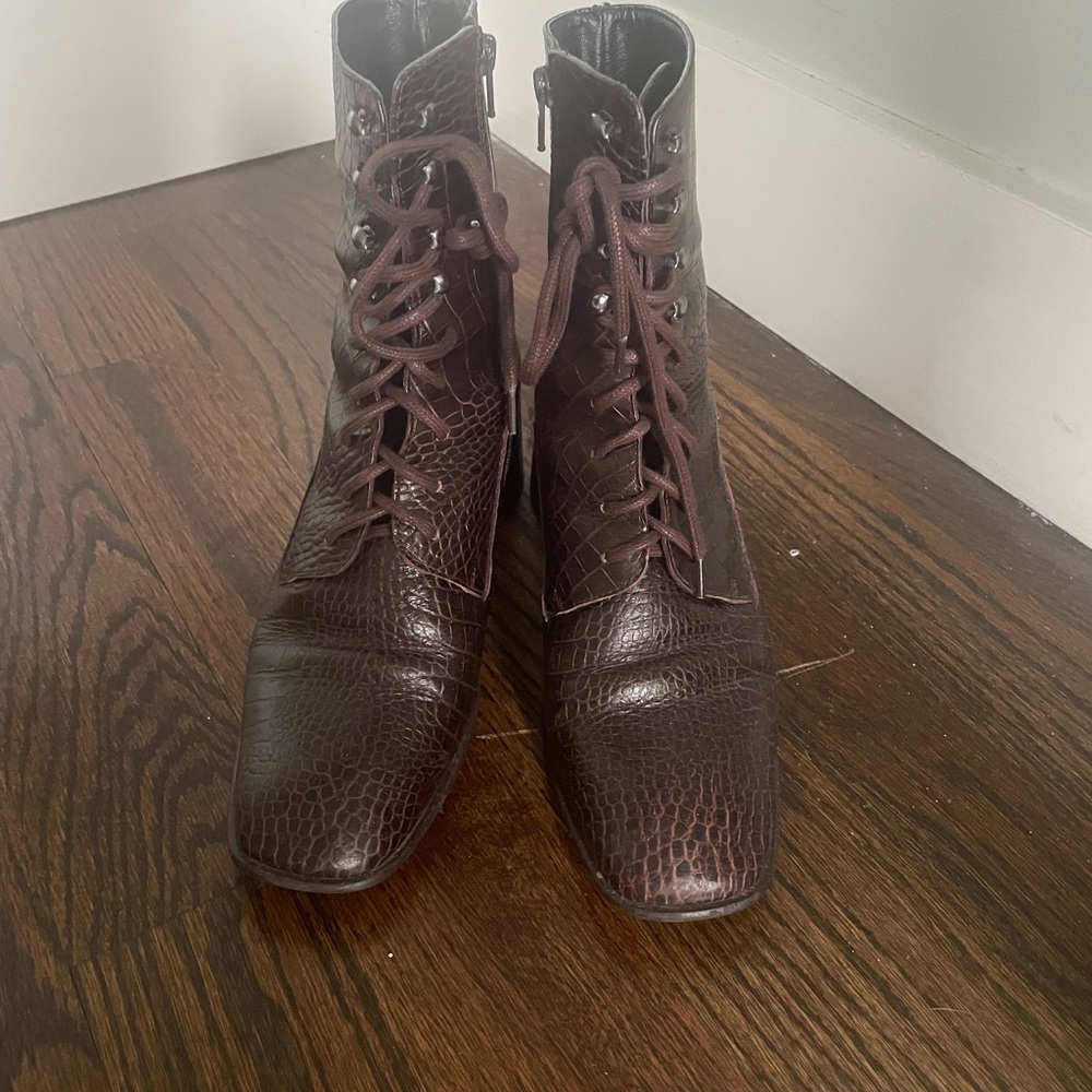 Miista Brown Heeled Boots